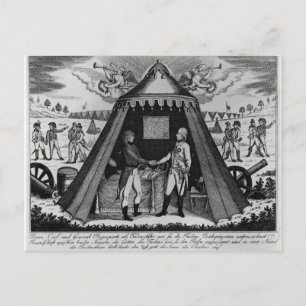 Der Vertrag von Campo Formio, 18. Oktober 1797 Postkarte
