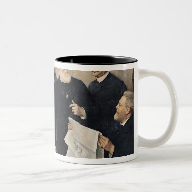 Der Verwaltungsrat Zweifarbige Tasse (Rechts)