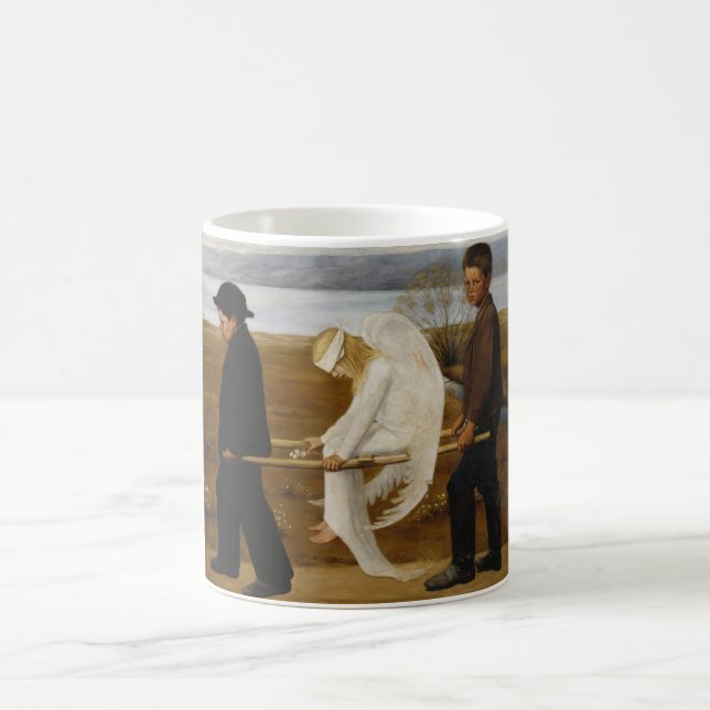 Der verwundete Engel Kaffeetasse (Mittel)