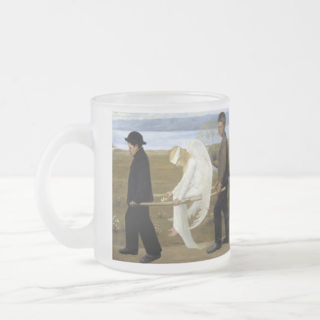 Der verwundete Engel Mattglastasse (Links)