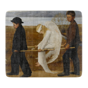 Der verwundete Engel (von Hugo Simberg) Schneidebrett