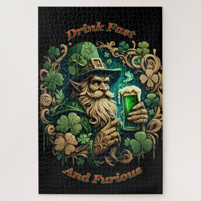 Der verzauberte Abend von Ale a Leprechauns Toast (Vertikal)