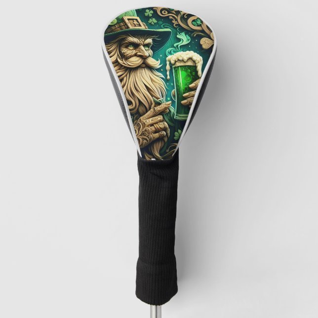 Der verzauberte Abend von Ale a Leprechauns Toast Golf Headcover (Vorderseite)