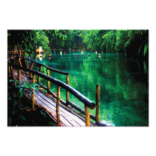 Der verzauberte Fluss-Foto-Druck Fotodruck