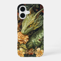 Der verzauberte grüne Drache mit seinem eleganten 