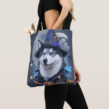 Der verzauberte Husky-Hund: Magische Halloween-Fre
