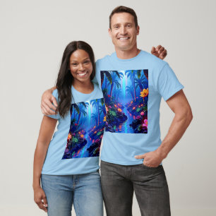 Der verzauberte lebendige Fluss Forest Dream T-Shirt