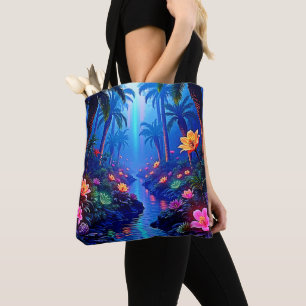 Der verzauberte lebendige Fluss Forest Dream Tasche
