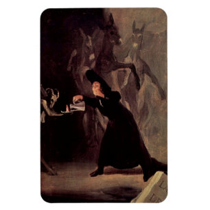 Der Verzauberte Mann Von Francisco Goya 1798 Magnet