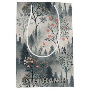 Der verzauberte Misty Forest mit dunklem Schloss - Mittlere Geschenktüte