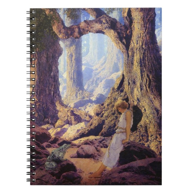Der verzauberte Prinz von Maxfield Parrish Notizblock (Vorderseite)