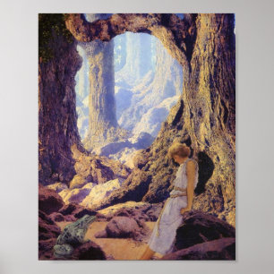 Der verzauberte Prinz von Maxfield Parrish Poster