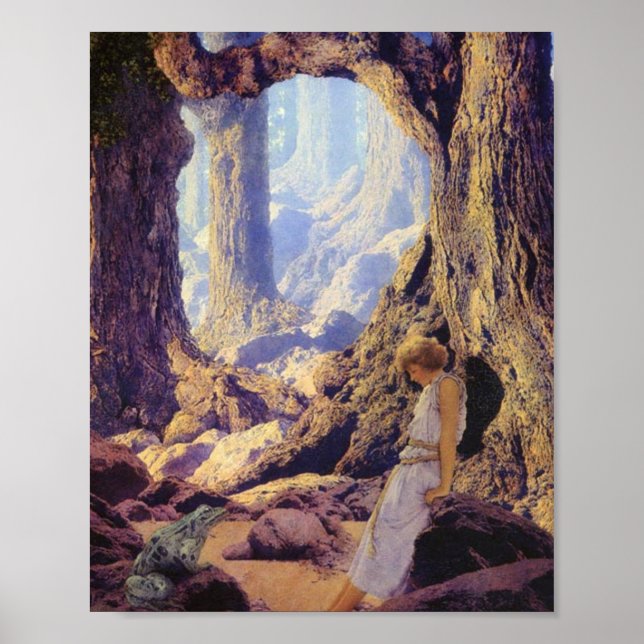 Der verzauberte Prinz von Maxfield Parrish Poster (Vorne)