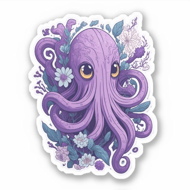 "Der verzauberte Traum von Oktopus: Studio Ghibli  Aufkleber (Vorderseite)