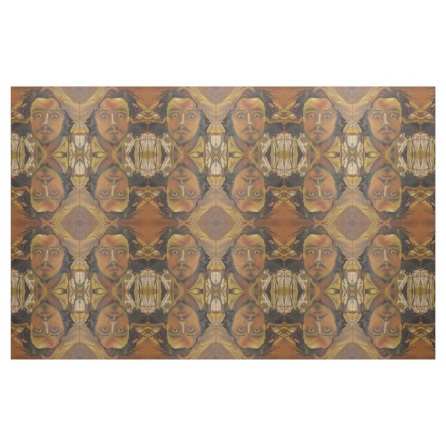 Der verzweifelte Mann Stoff (Fat Quarter (45,7 x 55,9 cm))