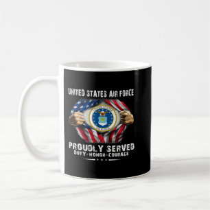 Der Veteran der Luftwaffe diente stolz der Ehrenku Kaffeetasse