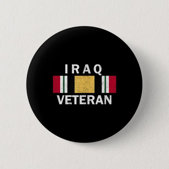 Der Veteran des Irak-Krieges, Ribbon, erschütterte Button (Vorderseite)