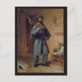 Der Veteran, Wood - Afroamerikaner des Zivilen Kri Postkarte