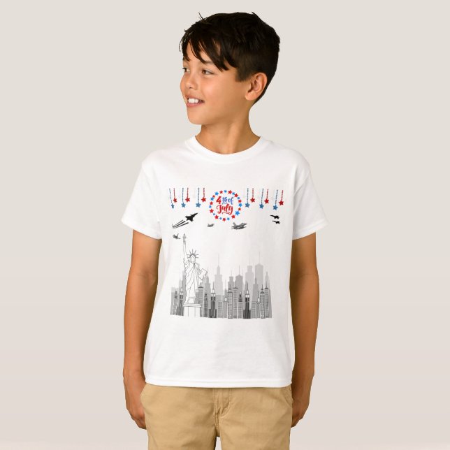 Der vierte Glanz weiß T-Shirt (Vorne ganz)
