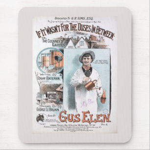 Der Vintage Garten des Cockneys Mousepad