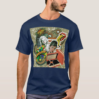Der Vintage Hintergrund T-Shirt