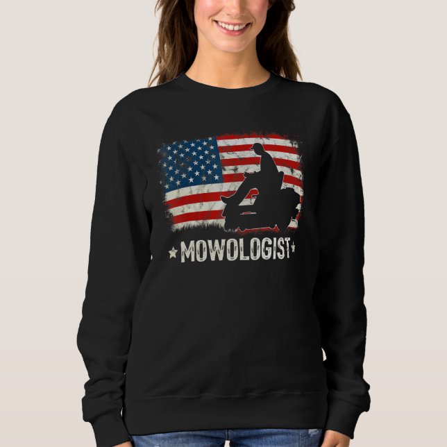 Der Vintage Mowologe Yard arbeitet La Sweatshirt (Vorderseite)