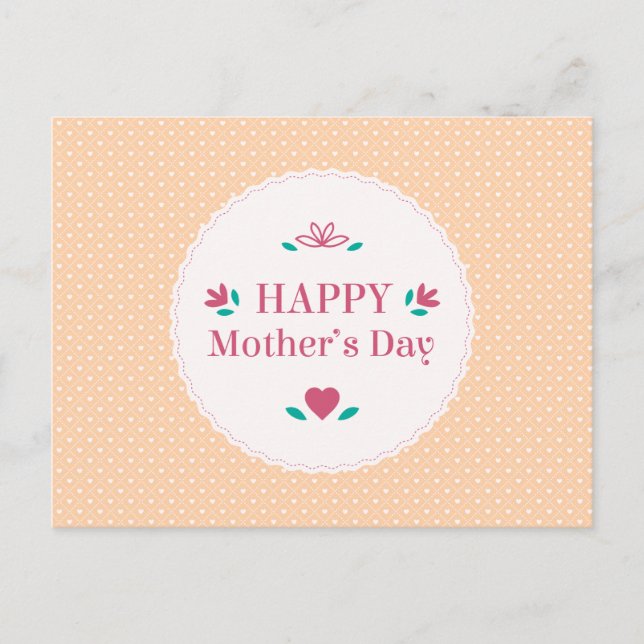 Der Vintage Muttertag | Postkarte (Vorderseite)