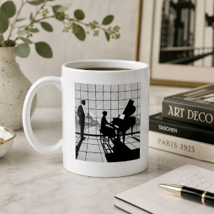 Der Vintage Pianist Kaffeetasse