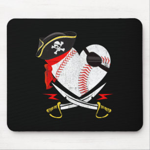 Der Vintage-Pirat verkauft weiches Herz mit Totenk Mousepad