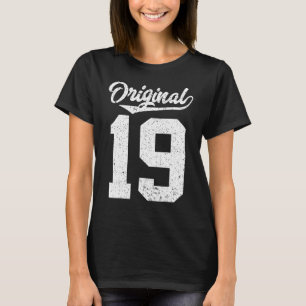 Der Vintage Stil ist mein 19. Geburtstag T-Shirt