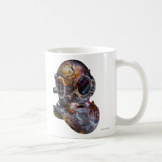 Der Vintage Sturzhelm Steampunk Tauchers Kaffeetasse