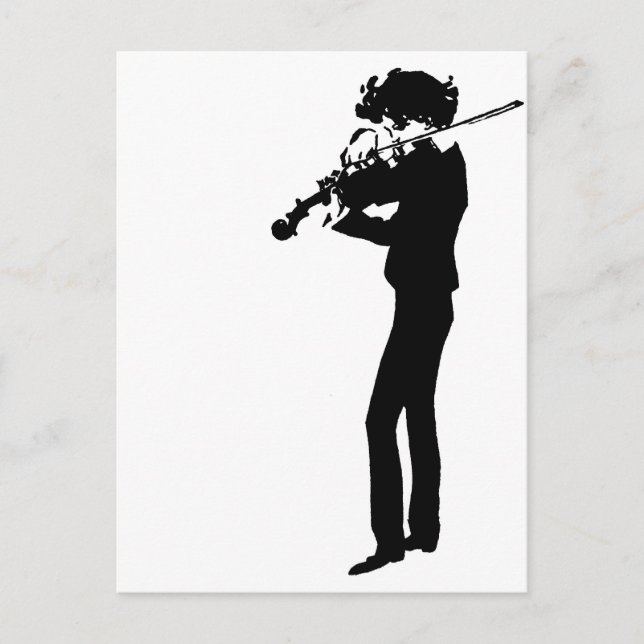 Der Violinist Postkarte (Vorderseite)