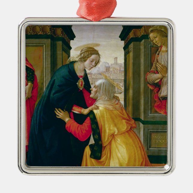 Der Visitation, 1491 Silbernes Ornament (Vorne)