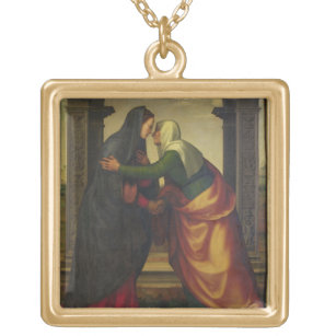 Der Visitation von St. Elizabeth zur Jungfrau Mary Vergoldete Kette