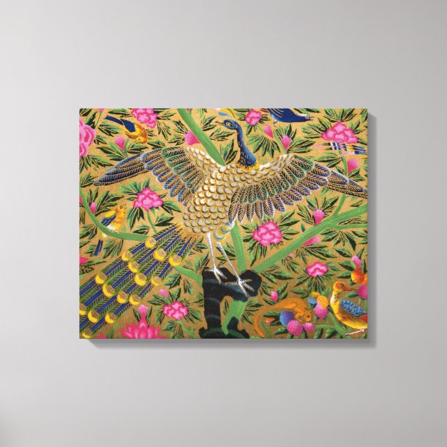 Der Vogel des Lebens überwältigte Leinwand Print (Vorderseite)