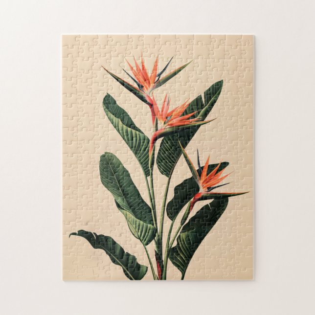 Der Vogel des Paradieses Botanische Kunst (Vertikal)