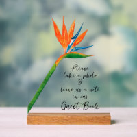 Der Vogel des Paradise Gästebuches