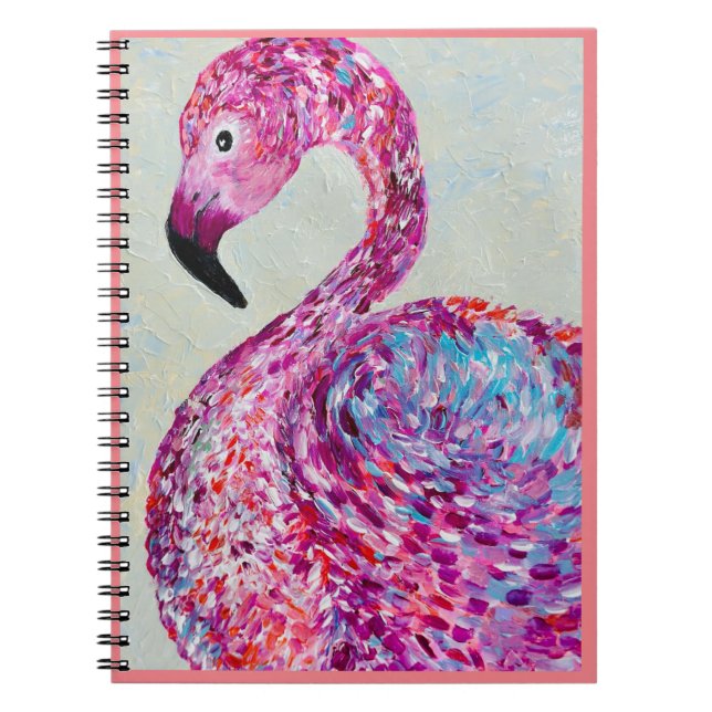 Der Vogel eines anderen Color Spiral-Notebooks Notizblock (Vorderseite)