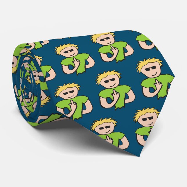 Der Vogel gedreht Krawatte (Gerollt)