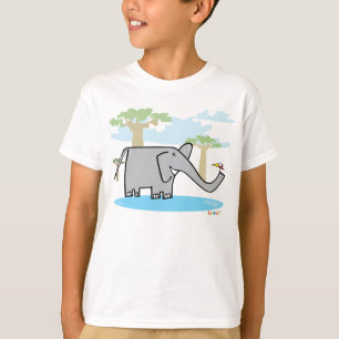 Der Vogel und der Elefant - KreKids - T-Shirt