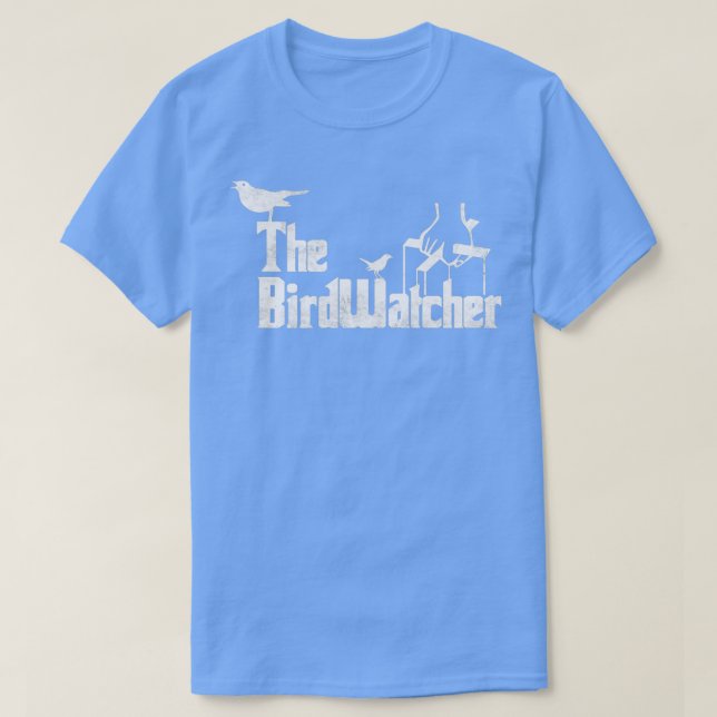 Der Vogelbeobachter Bird Watcher Bird Watcher Voge T-Shirt (Design vorne)