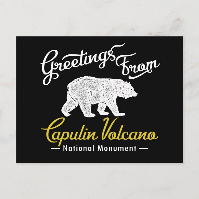 Der Volksmann von Capulin Postkarte (Vorderseite)