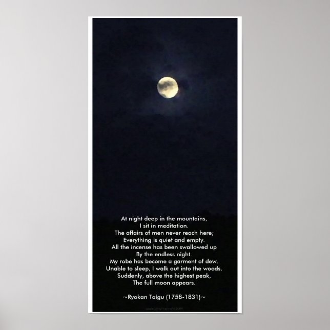 Der Vollmond erscheint/ Poster (Vorne)