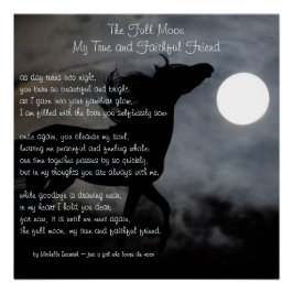 Der Vollmond, mein wahrer und treuer Freund ~ Gedi Poster