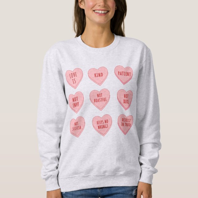 Der vom Glauben Inspiriert Valentinstag T - Shirt  (Vorderseite)