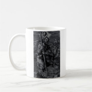Der von Christen verehrte Heilige Christophorus Kaffeetasse