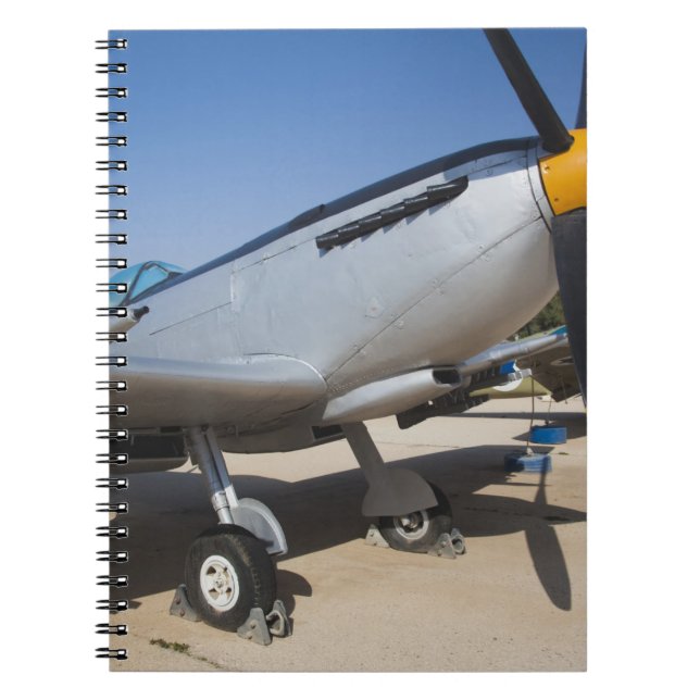 Der von Großbritannien gebaute Spitfire-Kämpfer Notizblock (Vorderseite)