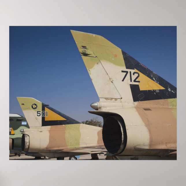 Der von Israel gebaute Kfir-Kämpfer Poster (Vorne)