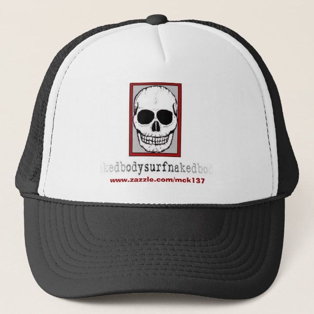 Der Voodoohut von BSN Bodysurfing Kleid Truckerkappe (Vorderseite)