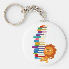 Der Voracious Reader (Niedlich Kawaii Lion) Schlüsselanhänger